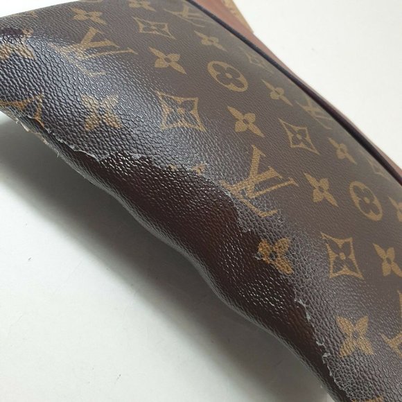 LOUIS VUITTON Pochette Tuileries Monogram Caramel Rouge - Picture 13 of 13